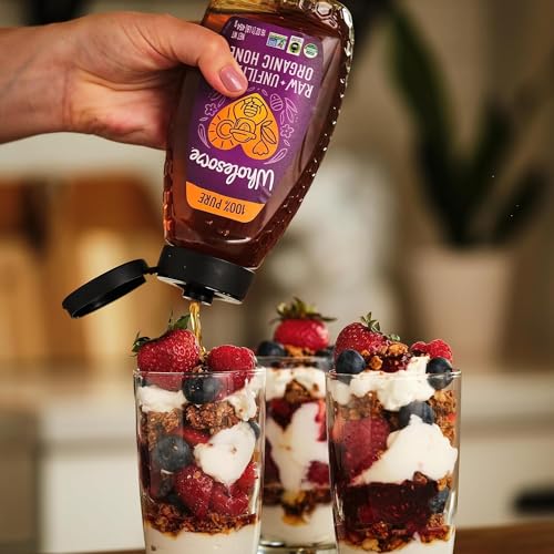 Organic Raw Unfiltered Honey, Fair Trade, Non GMO