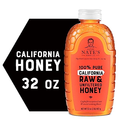 Nate's California Raw & Unfiltered Honey - 32 oz