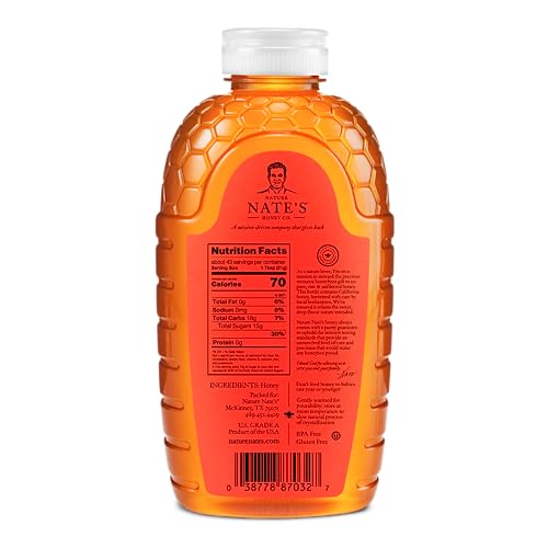 Nate's California Raw & Unfiltered Honey - 32 oz