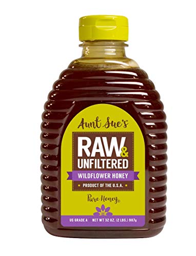 Aunt Sue's Pure Raw Wildflower Honey, 32 oz