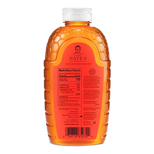Nate's Florida Raw Unfiltered Honey - 32 oz. Bottle