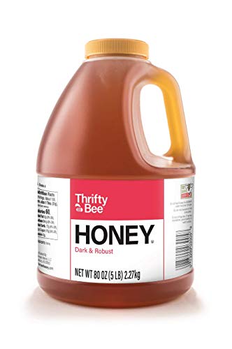 80 Ounce Thrifty Bee Raw Honey Jug