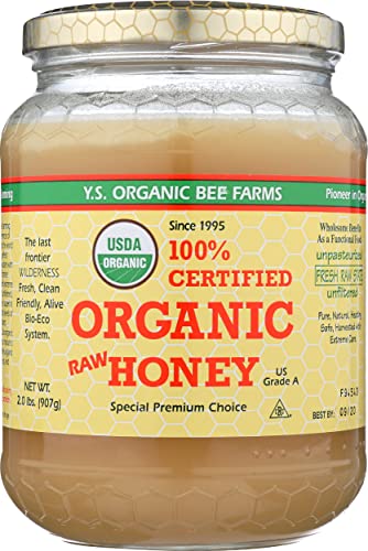 YS Organic Bee Farms Raw Organic Honey 32oz