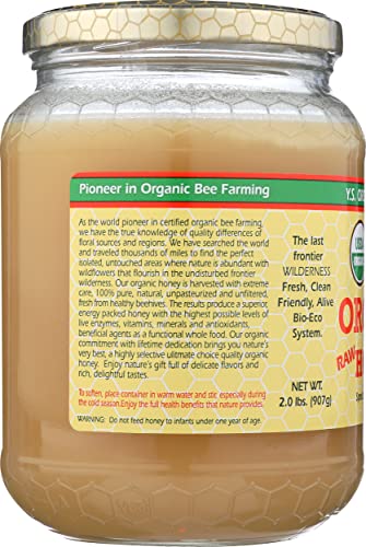 YS Organic Bee Farms Raw Organic Honey 32oz