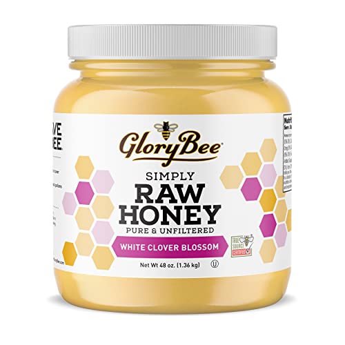 Glorybee White Clover Honey, US Grade A, 48 oz