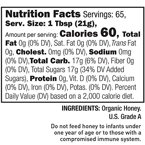 Glorybee White Clover Honey, US Grade A, 48 oz