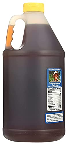 Buzzn Bee Raw Florida Honey - Unpasteurized Wildflower (6 lb)