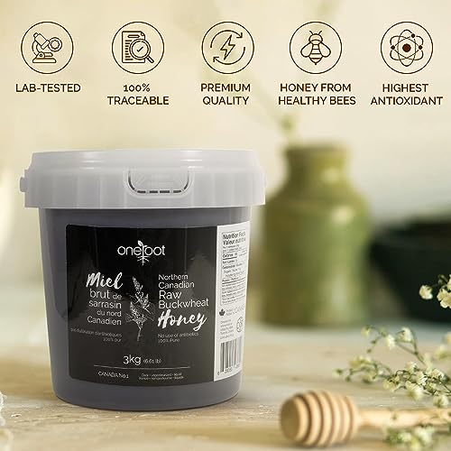 Naturally Raw Buckwheat Honey - 3kg / 6.6lb