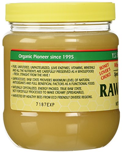 YS Organic Bee Farms Raw Honey, 14 oz, 2 pack