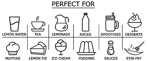 Organic Lemon Powder, 8 oz - Non-GMO, Unsulfured, Raw