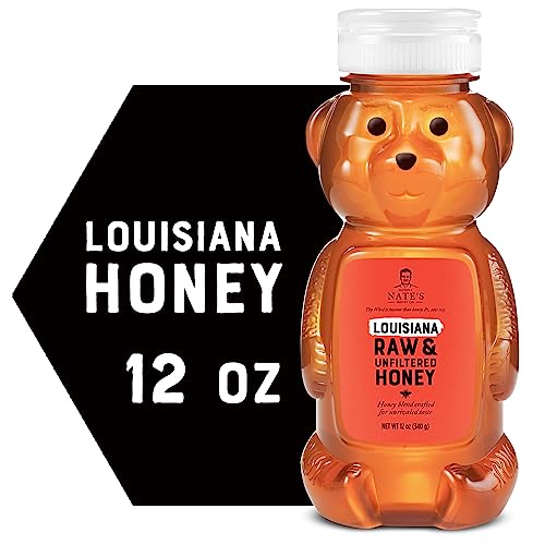 Nate's Louisiana 100% Pure & Unfiltered Honey - 12oz