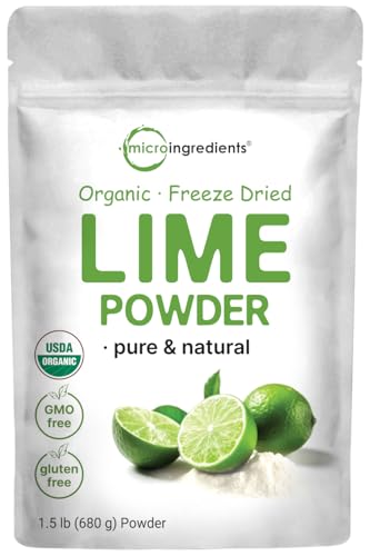 Organic Lime Powder, 1.5lbs | Freeze Dried | Natural Flavor | Non-GMO & Vegan