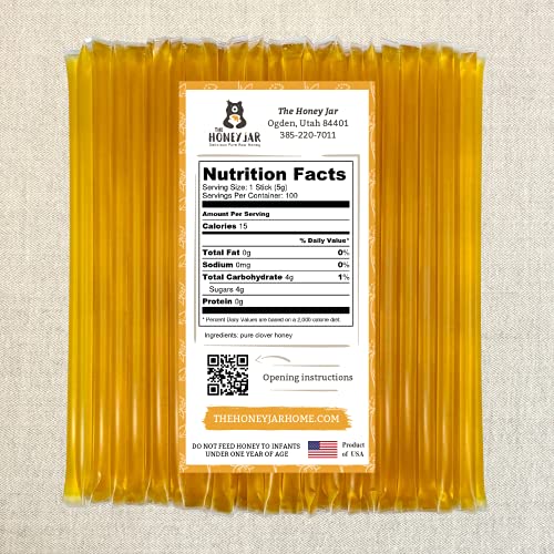 Raw Honey Sticks - Pure Sweetness for Beverages