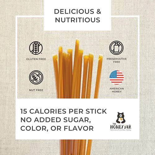 Raw Honey Sticks - Pure Sweetness for Beverages
