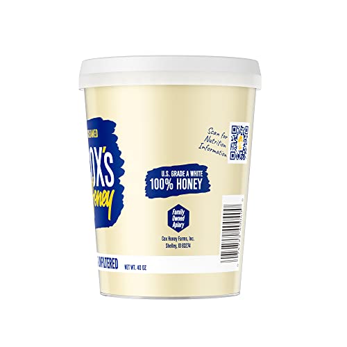 Cox's Honey Creamed Whipped 100% Pure Clover Delicious