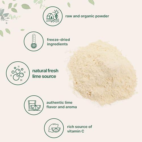 Organic Freeze Dried Lime Powder, 1.5lbs | Non-GMO & Vegan