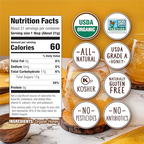 Organic Brazilian Honey for Coffee, Tea, Snacks, Salad