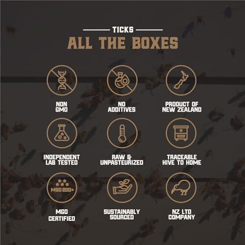 New Zealand Manuka Honey - Raw, Certified, Traceable