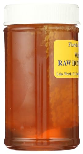 Wildflower Honey with Comb from Florida, 16oz