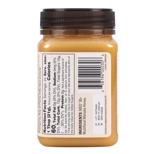 Comvita Raw Wild Multifloral Manuka Honey - 17.6 oz