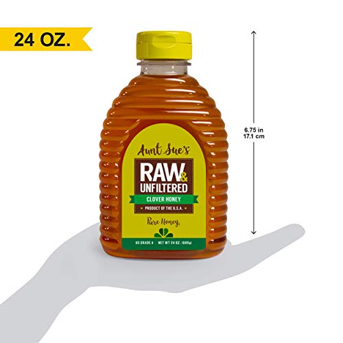 Aunt Sue's Local Raw Clover Honey, 24oz