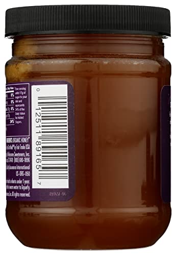Organic Raw Honey Sweetener, 16 oz Bottle