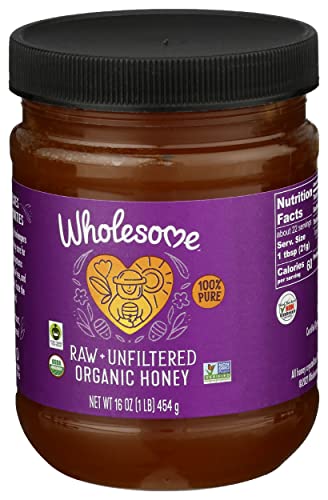 Organic Raw Honey Sweetener, 16 oz Bottle