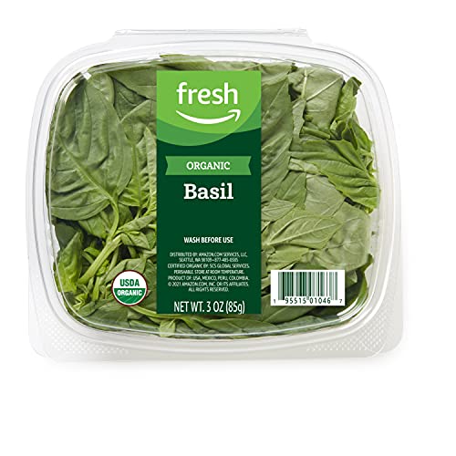 Organic Basil, 3 Oz - Amazon Fresh Brand