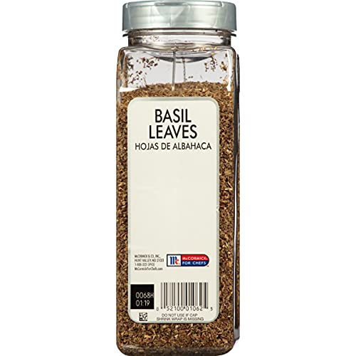 McCormick Culinary Basil Leaves, 5 oz - Dried Seasoning