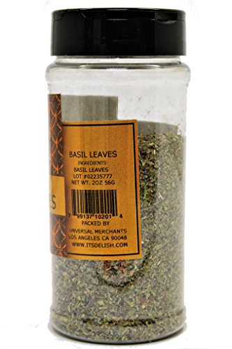 Organic Basil Leaves, 2 oz Jar - Its Delish