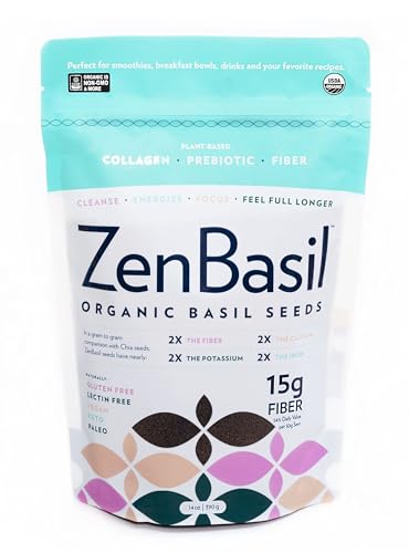 Zen Basil Seeds | Organic, Non-GMO, Plant Based, Keto