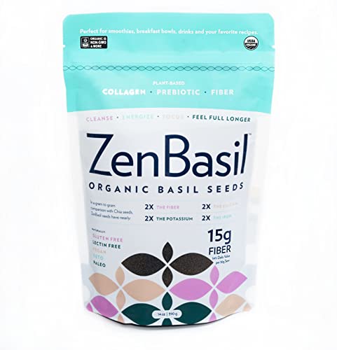Zen Basil Seeds | Organic, Non-GMO, Plant Based, Keto