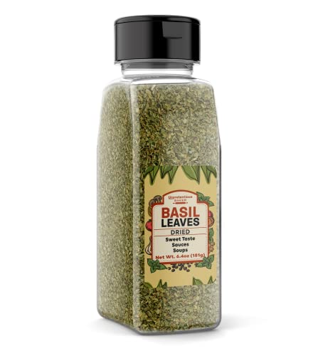 Savory Cut & Sifted Basil Leaves, 6.4 oz