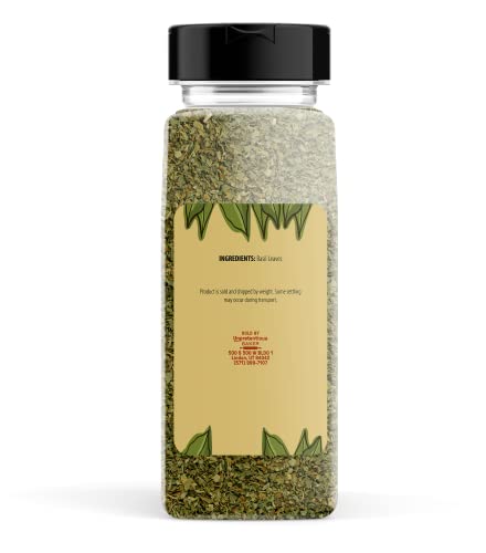 Savory Cut & Sifted Basil Leaves, 6.4 oz