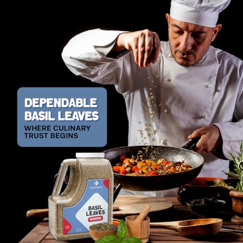 Bulk Kosher Dried Basil Leaves for Cooking & Garnishes