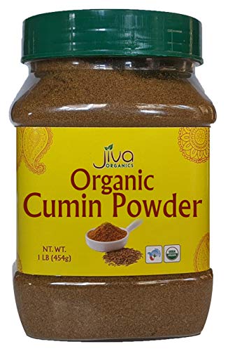Jiva Organics Ground Cumin Powder 1 lb Jar