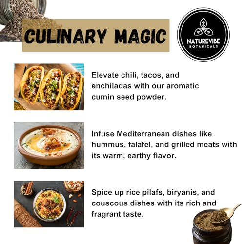 Naturevibe Botanicals Raw Cumin Powder, 5lb Adds Flavor