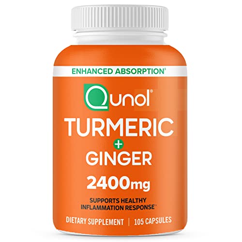 Turmeric Curcumin with Black Pepper & Ginger, 2400mg