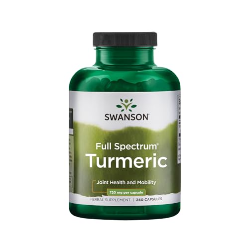 Swanson Turmeric Antioxidant Supplement, 240 Capsules, 120 Servings
