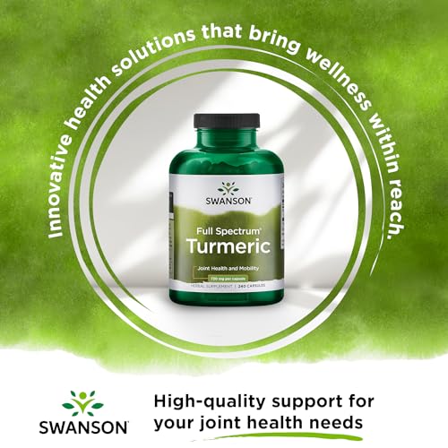Swanson Turmeric Antioxidant Supplement, 240 Capsules, 120 Servings