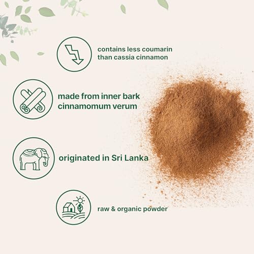 Premium Organic 2lbs Ceylon Cinnamon Powder for Spice & Seasoning