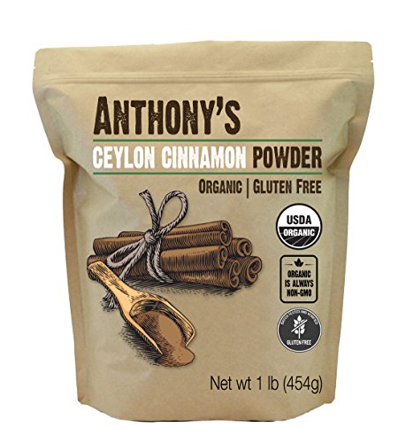 1 lb Organic Ceylon Cinnamon Powder, Gluten and GMO Free