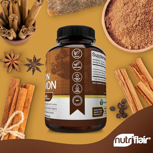 Organic Ceylon Cinnamon Capsules - Joint & Inflammation Support