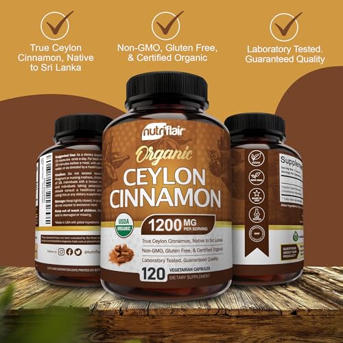 Organic Ceylon Cinnamon Capsules - Joint & Inflammation Support