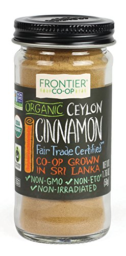 Frontier Natural Products Organic Ceylon Ground Cinnamon, 1.76oz