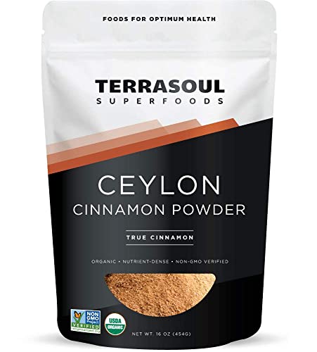 Terrasoul Superfoods Organic Ceylon Cinnamon Powder - Premium Quality