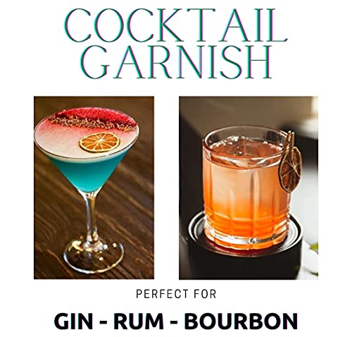 100 Dehydrated Lime Slices for Cocktails | 100% Natural