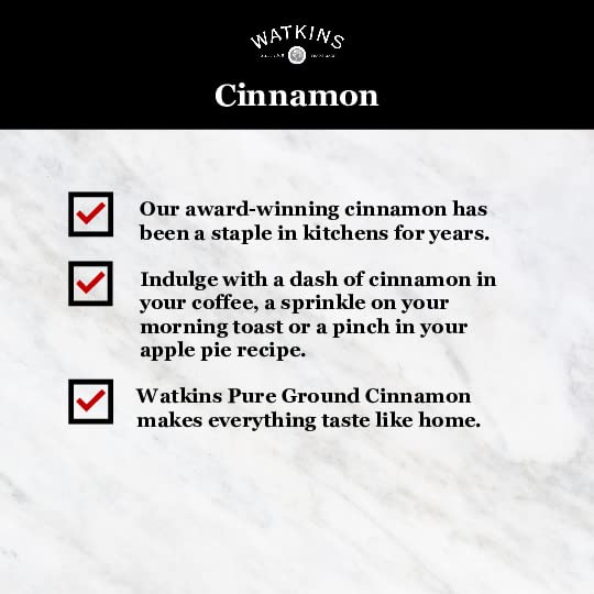 Watkins Gourmet Ground Cinnamon, 6 oz Tin