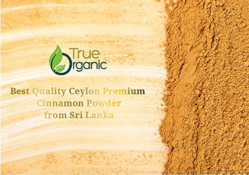 Premium Grade True Organic Ceylon Cinnamon Powder, 1 lb