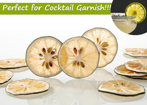 Natural Dehydrated Lime Slices for Cake, Cocktail Garnish